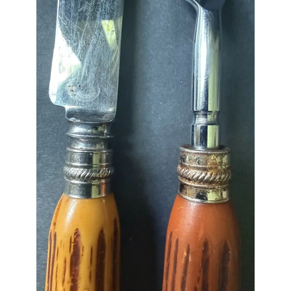 Vintage Two Piece Set Englishtown Cutlery Ltd Sheffield Eng. Stainless Steel